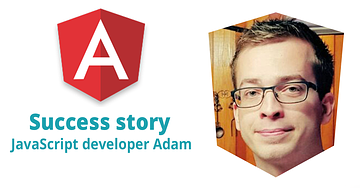 JavaScript developer Adam doporučuje studovať online
