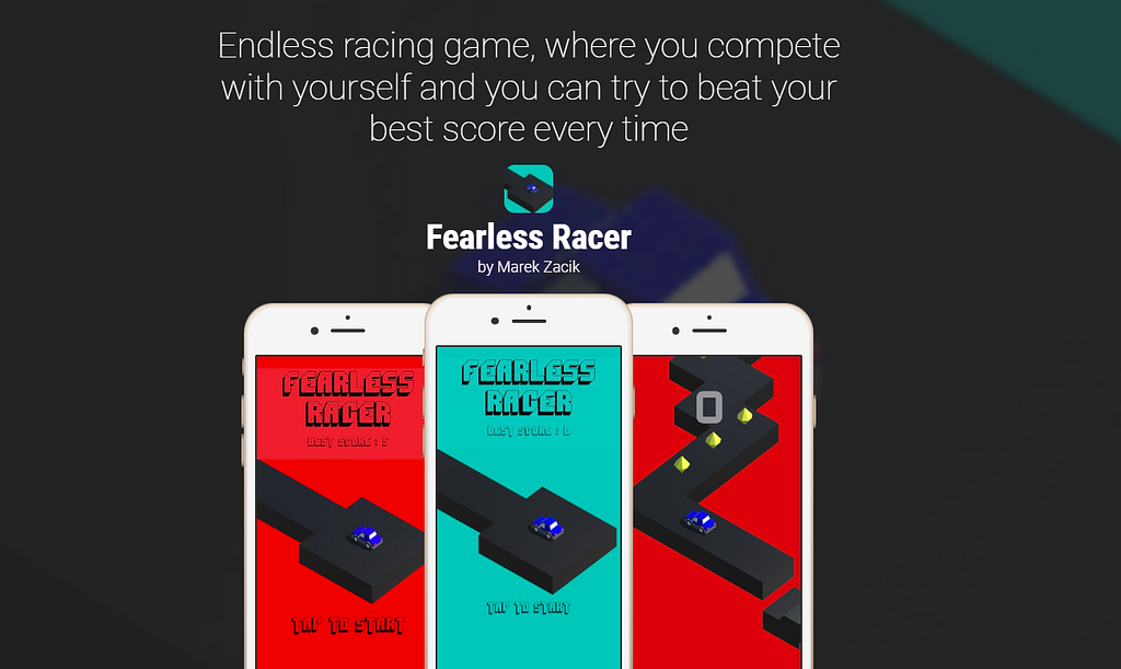 Hra Fearless Racer od Mareka
